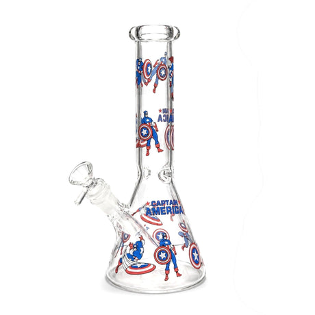 10" Captain Beaker Bong Glass Bong Super Supplys Inc Captain