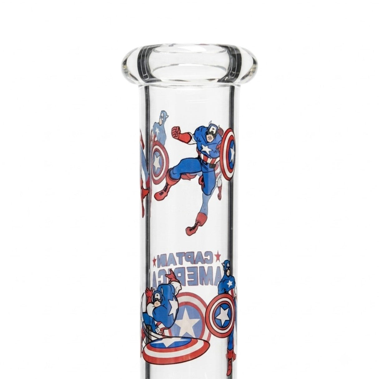 10" Captain Beaker Bong Glass Bong Super Supplys Inc