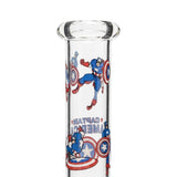 10" Captain Beaker Bong Glass Bong Super Supplys Inc