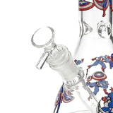 10" Captain Beaker Bong Glass Bong Super Supplys Inc