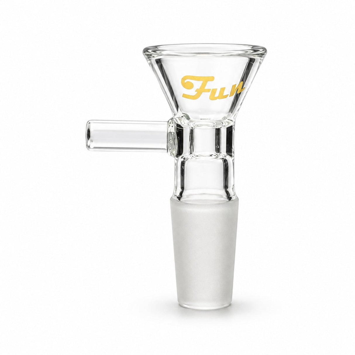 Fortune | 14mm Male Funnel Bowl Piece Bowl · Popper Fortune Clear