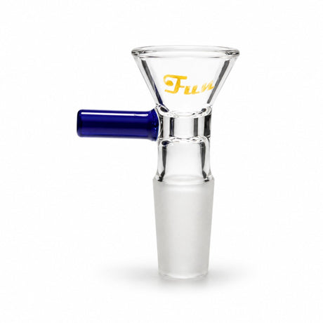 Fortune | 14mm Male Funnel Bowl Piece Bowl · Popper Fortune Blue