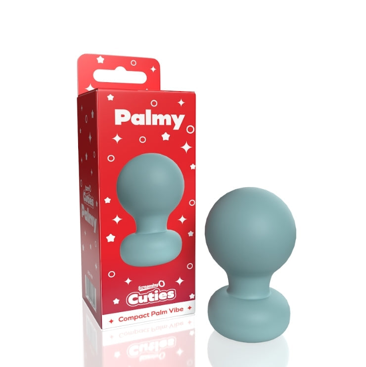 Screaming O - Cuties Palmy Palm Vibrator - Powder Blue Massager JAL