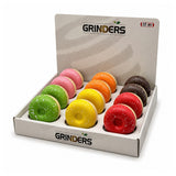 60mm Sprinkle Donut 3-Part Herb Grinder Display Pack Super Supplys Inc