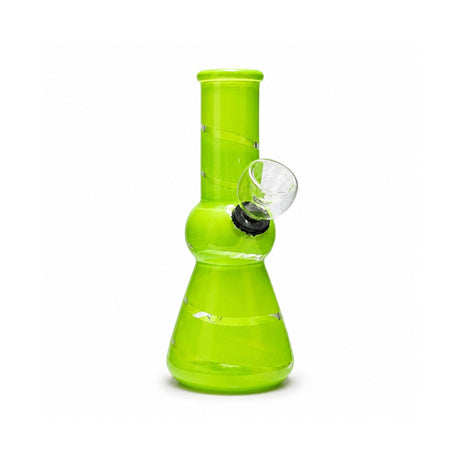 6" Candy Swirl Mini Water Pipe Glass Bong Super Supplys Inc Neon Green