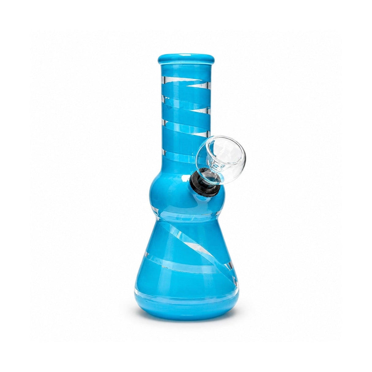 6" Candy Swirl Mini Water Pipe Glass Bong Super Supplys Inc Blue