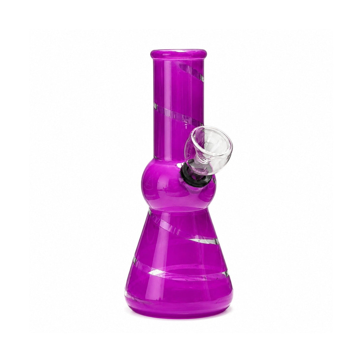 6" Candy Swirl Mini Water Pipe Glass Bong Super Supplys Inc Purple