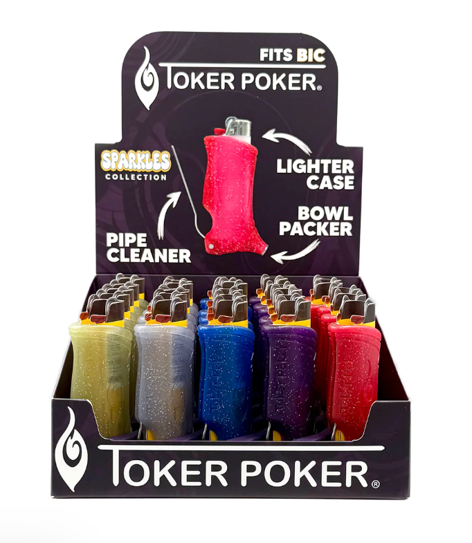 Toker Poker® | BIC® Lighter – Assorted(25-PC Display) Lighter Toker Poker