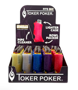 Toker Poker® | BIC® Lighter – Assorted(25-PC Display) Lighter Toker Poker