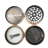 Wicked| 63*56mm 4 Parts Heavy Duty Zinc Grinder-6 CT