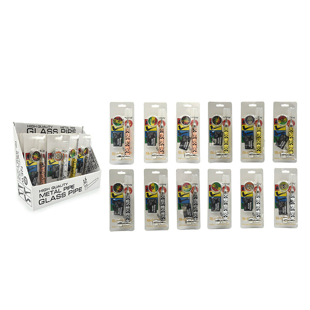 MST4056 - Metal pipe with Cap & metal grinder - 12/Display Display Pack The MST