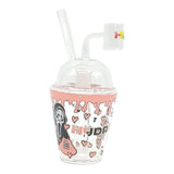 MST136 - 6 Inch Printed Cup-Style Glass Piece – Compact, Stylish & Durable Glass Bong The MST MST136 C