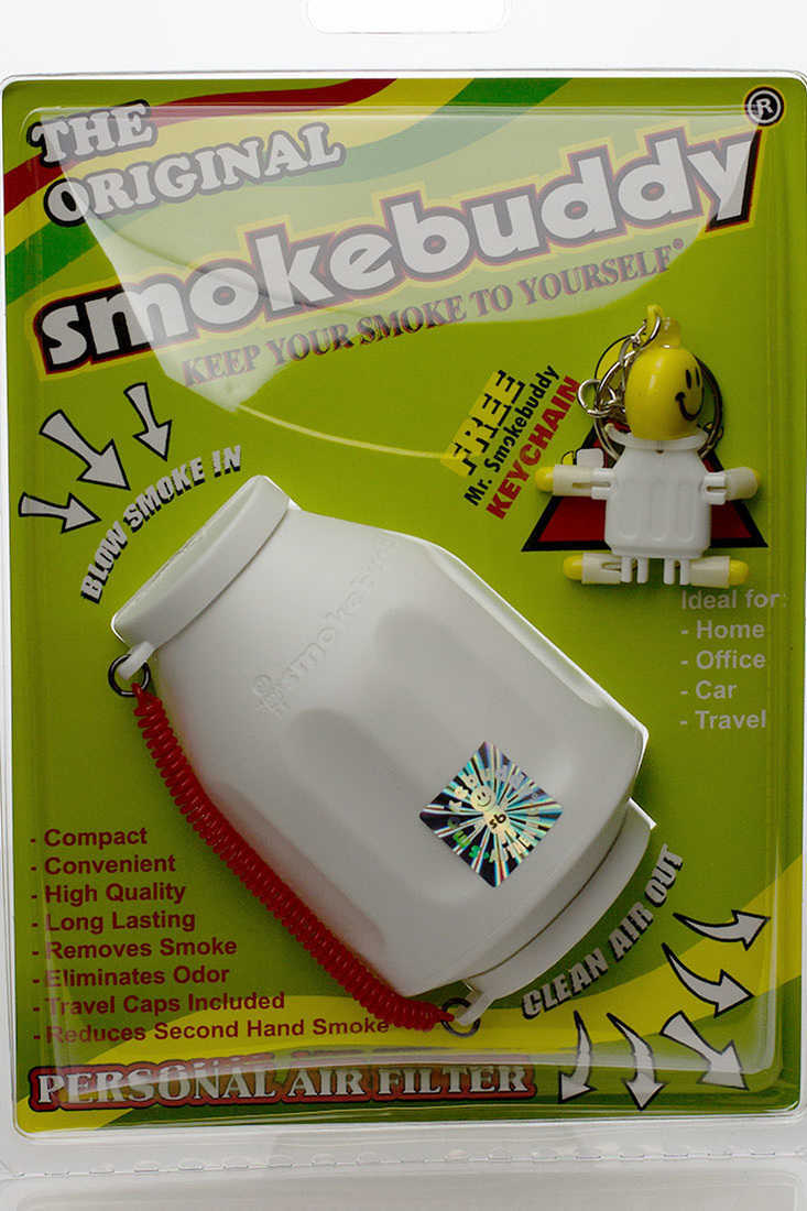 Smokebuddy Original Personal Color Air Filter-White - One Wholesale