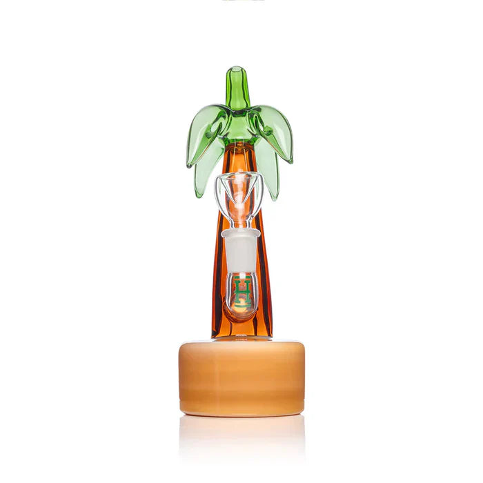 Hemper | 7" Palm Tree Bong [PP5293] Glass Bong Smoking Cat Distribution