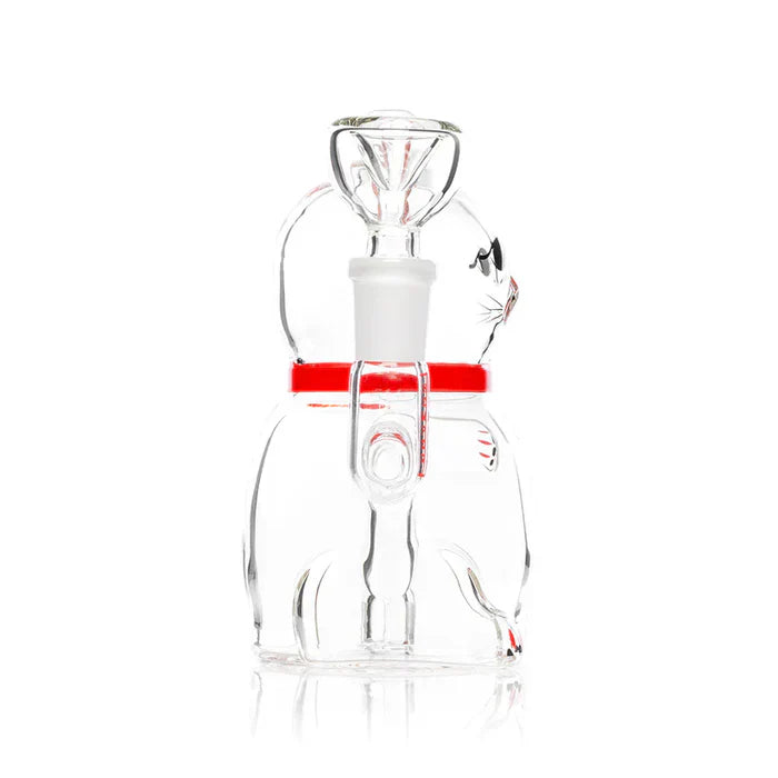 Hemper | 5" Lucky Money Cat Bong [PP5294LG] Glass Bong Smoking Cat Distribution