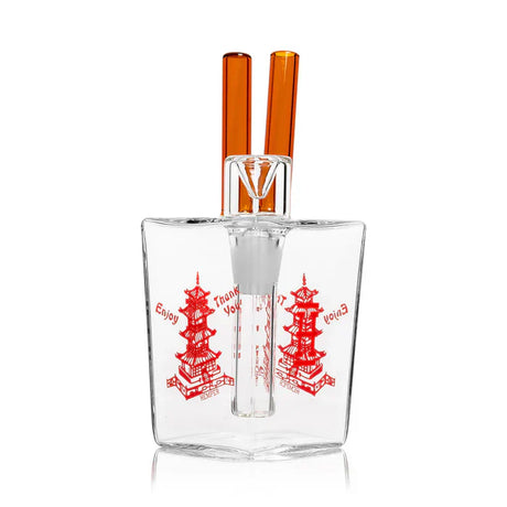 Hemper | 6" Chinese Takeout Bong [PP3928LG] Glass Bong Smoking Cat Distribution