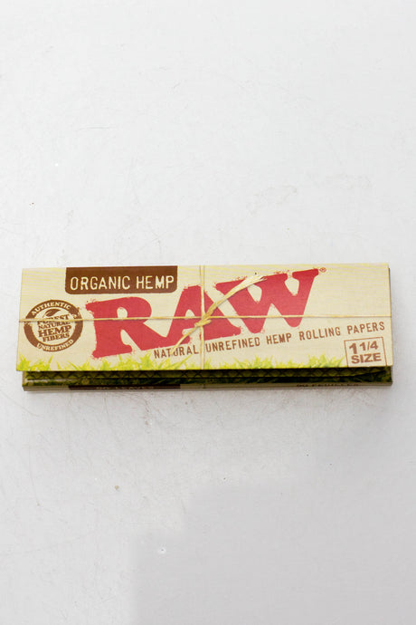 Raw organic hemp rolling paper-1 1/4" - One Wholesale