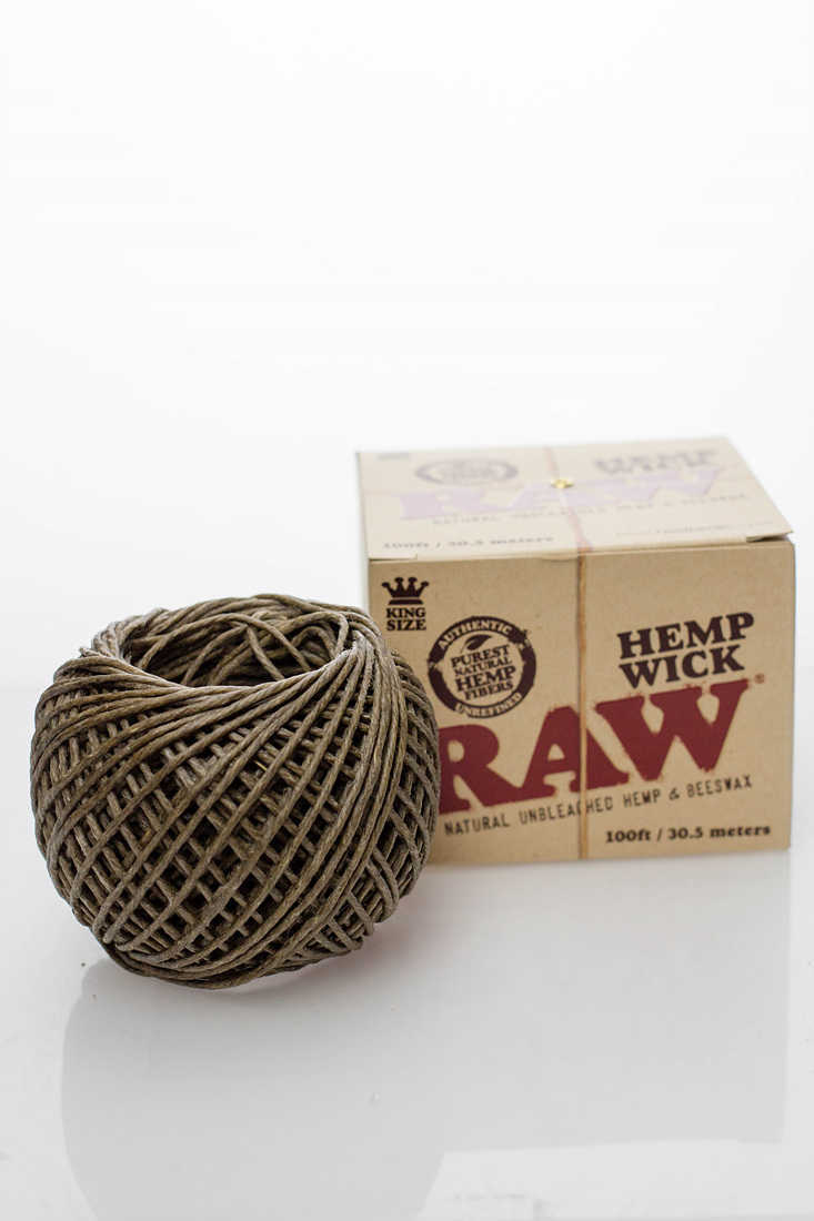 Raw Hemp Wick-Medium / 100 ft - One Wholesale