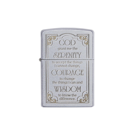 Zippo 28458 Serenity Prayer Zippo Lighter ONE