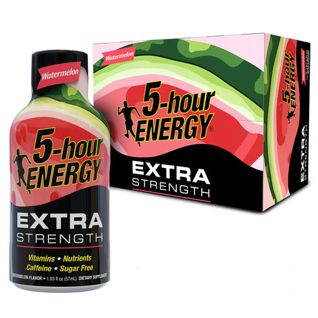Watermelon Flavor Extra Strength 5-hour ENERGY Drink Energy Drink ONE