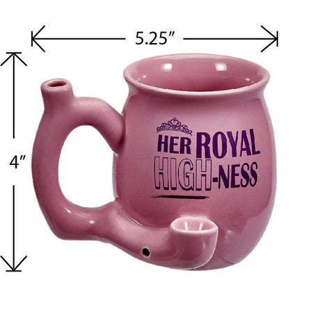 Her royal high-ness small pink mug Mug Pipe Roast and Toast Gifts