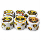 63mm Wicked Smiley 4-Part Metal Herb Grinder – 6PCS Display Display Pack Super Supplys Inc Default Title