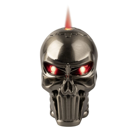 Slick® | Deluxe Skull Torch Lighter with Built-in Light  [YYG-819]