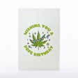 Intricate Greetings | Cannabis Leaf 3D pop-up Cards-Birthday Holiday · Anniversary Intricate Greetings Wishing You A Dope Birth day