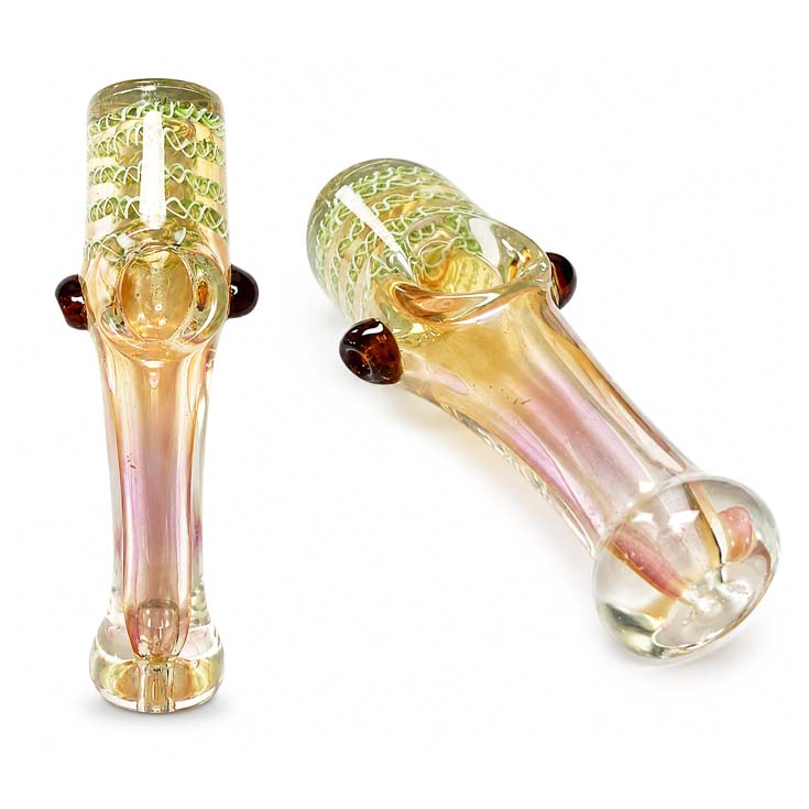 5" Fumed Swirl Glass Spoon Pipe Glass Pipe Super Supplys Inc Default Title
