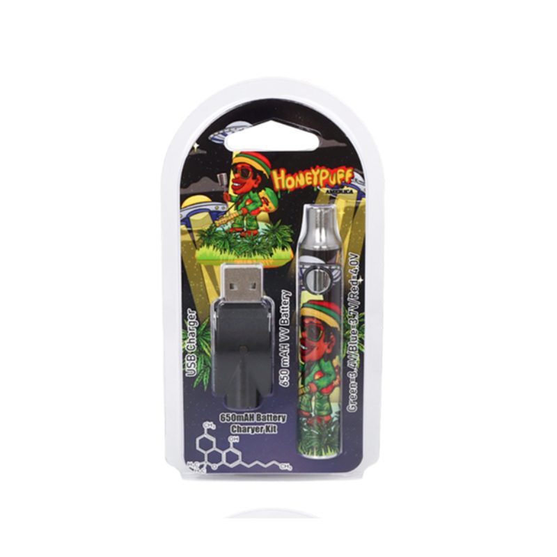 HoneyPuff | Power Toon Fast-Charge 510 Battery Display of 12 – Variable Voltage [P1336] 510 Battery Canadian Distributor