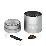 ONGROK | 5-Piece Flower Tooth Grinder Regular Grinder Smoking Cat Distribution Gunmetal