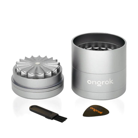 ONGROK | 5-Piece Flower Tooth Grinder Regular Grinder Smoking Cat Distribution Gunmetal