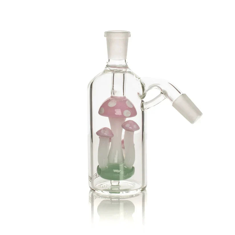 SC Red Eye Glass 14mm 45 degree Mushroom Amanita Ash Catcher