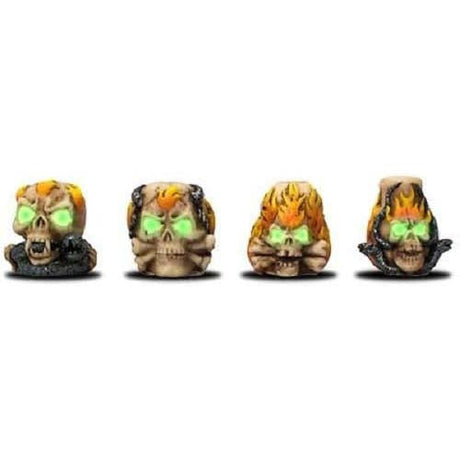 Snuffer Skull Glow in the Dark 24display