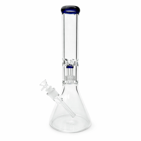 Z16" Color-Accented Glass Water Bong with Percolator Glass Bong 777 Smoke