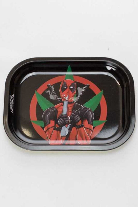 Smoke Arsenal Rolling mini Tray-Dank Pool - One Wholesale