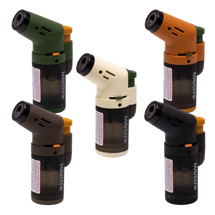 Maven Alpha Mini Sequoia Collection Lighter Display of 15 Torch Maple Craft Inc