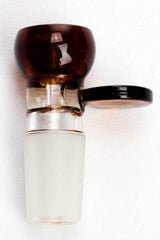 Thick Glass bowl Bowl · Banger · Oil Burner ONE Amber 18 mm female Joint