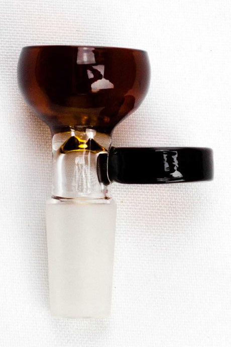 Thick Glass bowl Bowl · Banger · Oil Burner ONE Amber 14 mm Female Joint