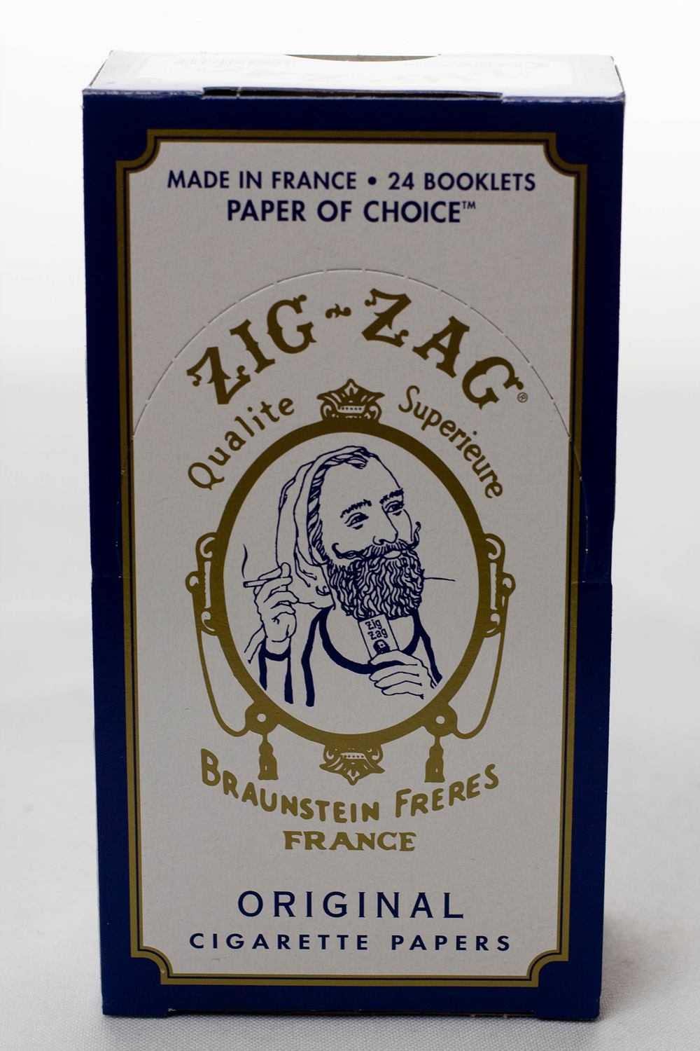 ZIG-ZAG Original Cigarette rolling paper box- - One Wholesale