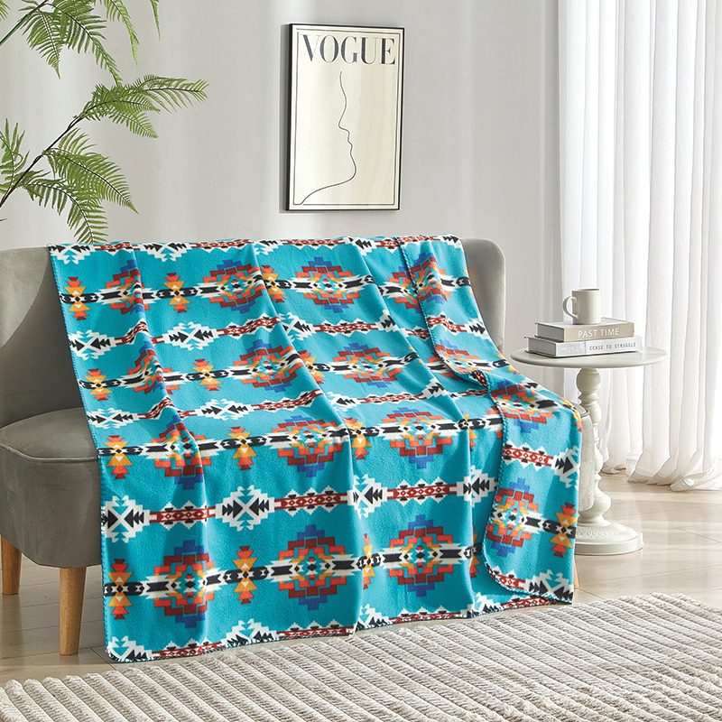 Nu Trendz | Solstice Pattern Polar Fleece Blanket-Assorted Box of 24 [0138] Blanket Canadian Distributor