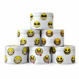 63mm Wicked Smiley 4-Part Metal Herb Grinder – 6PCS Display Display Pack Super Supplys Inc