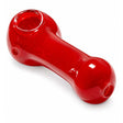 4.5" Classic Glass Spoon Pipe-Red Glass Pipe Super Supplys Inc Default Title