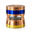 55mm 4-Piece Window Zinc Alloy Grinder – 6-Piece Display Assorted Colors Display Pack Super Supplys Inc Default Title