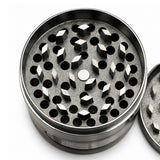 55mm 4-Piece Wood-Grain Wrap Metal Grinder Display Pack Super Supplys Inc