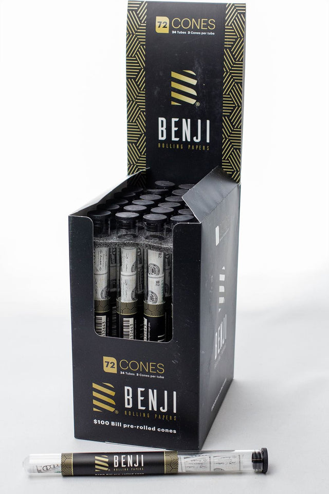 BENJI $100 BILL printed pre-rolled cones- - One Wholesale