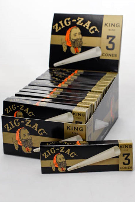 ZIG-ZAG Pre-Rolled Cone display-King - One Wholesale