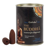Goloka | Backflow Incense Cones 1.5" Pack of 6 Incense SunGlow Goloka The Buddha Backflow Incense Cones