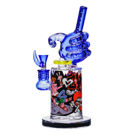 Cheech | 11" the Dude Bong Glass Bong Smoking Cat Distribution