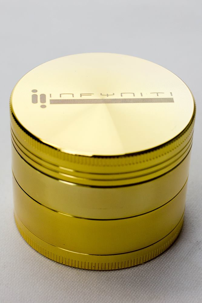 Infyniti 4 parts metal herb grinder ( GR5640 ) Regular Grinder ONE Gold